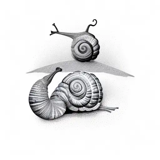 Snail On Top Of Pumpkin