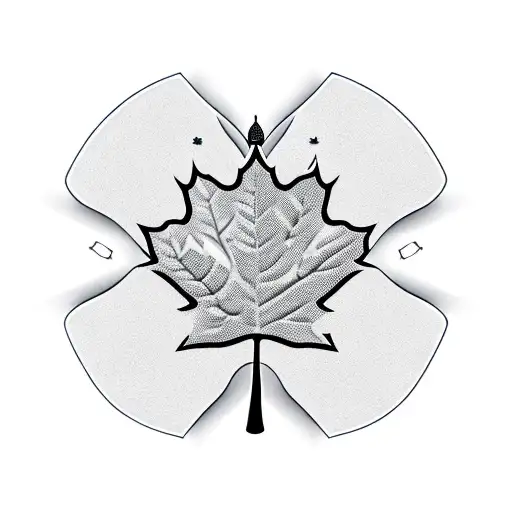 Incorporate A Hockey Puck And A Maple Leaf Into A Family Tree Design