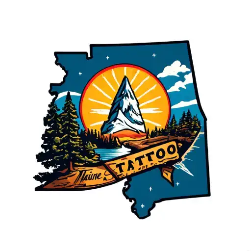 Maine Arizona Alberta Intertwined Representing The Client's