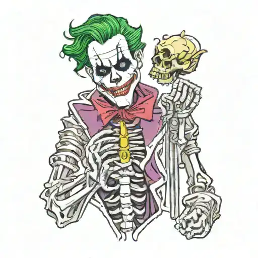 Jared Leto Joker Skeleton