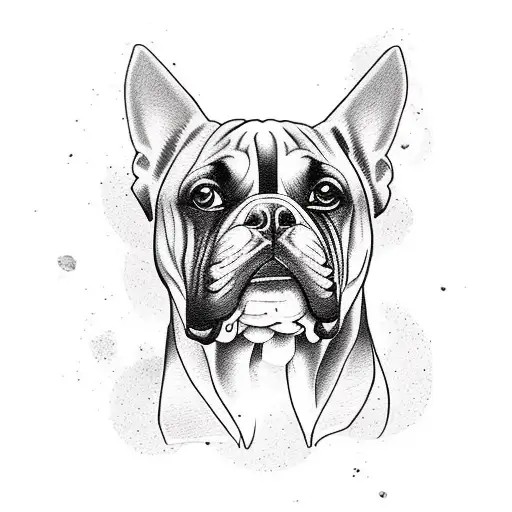 Tattoo Design For My Mom Old School Style Must Have A Boxer Dog