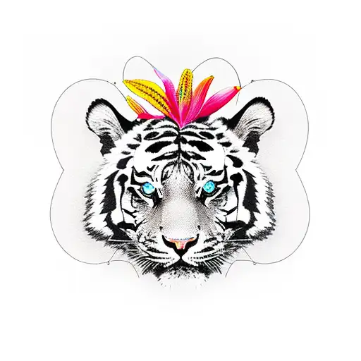 Combine A Motorcycle And A Tiger Lily In A Unique Design