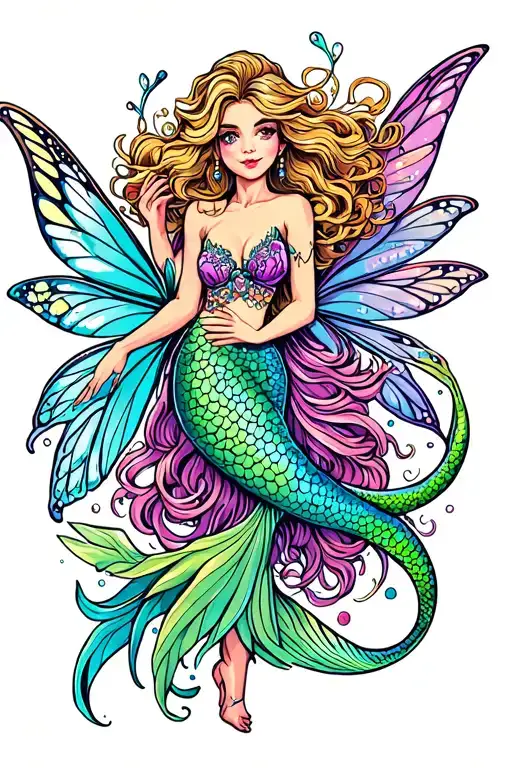 Fairy And Mermaid Dancing