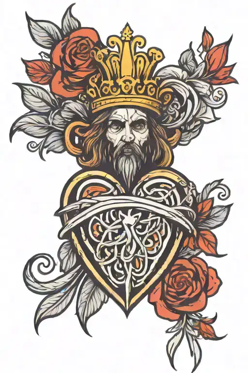 Sacred Heart Intertwined