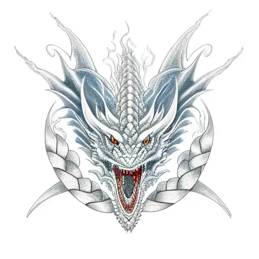 Dragon Flowers Norse