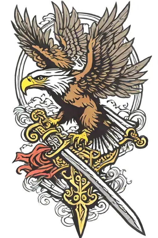 Eagle And Sword Going