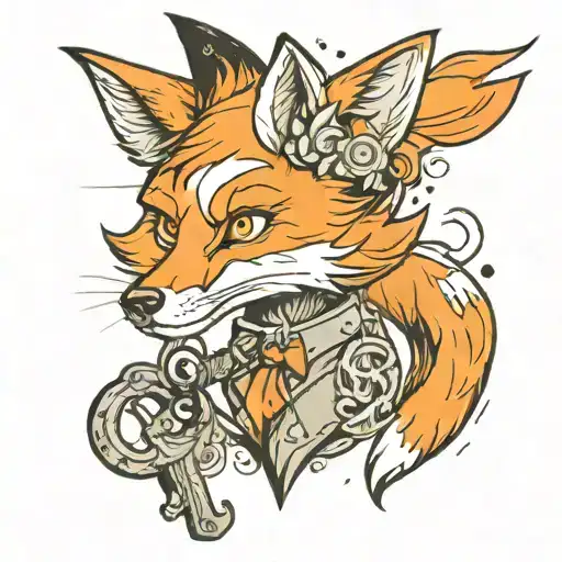 Fox With Key