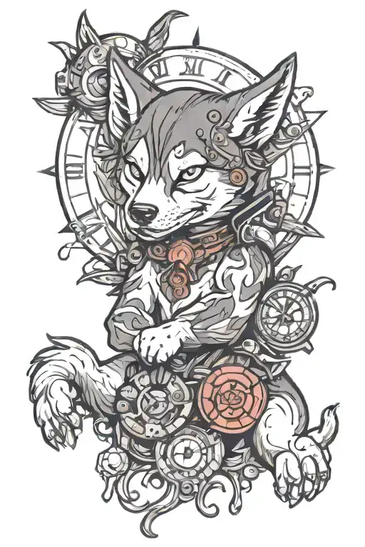 Husky With Time Heals All Wounds Writing Poetry