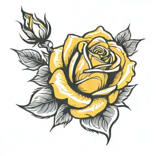 Memory Yellow Rose
