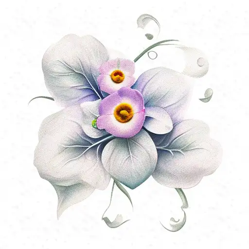 January Birth Flower On Vine