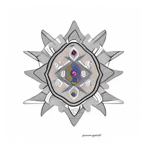 Name Vera Inside African Traditional Ornament