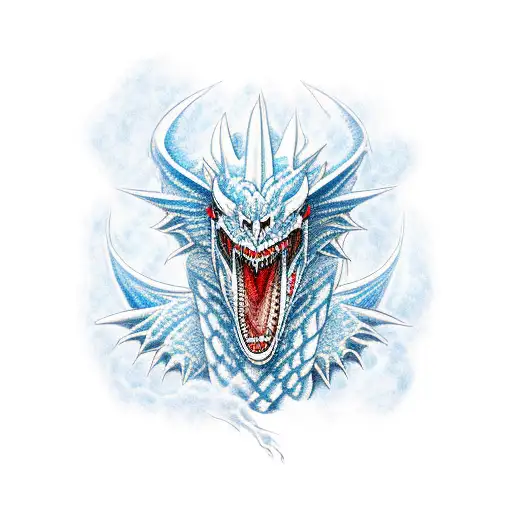 Runic Blue Eyes White Dragon
