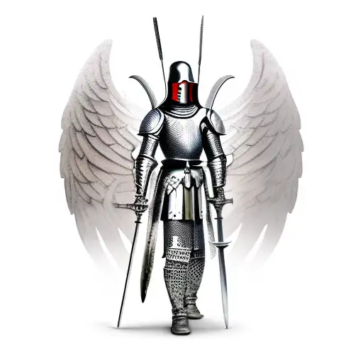 Medieval Warrior Angel