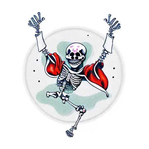 Dancing Skeleton Jester