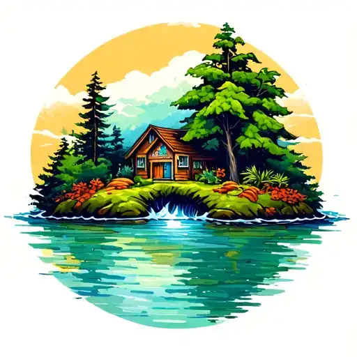 Water And Nature Scene