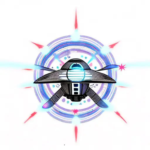 Funny Ufo Laser Beaming