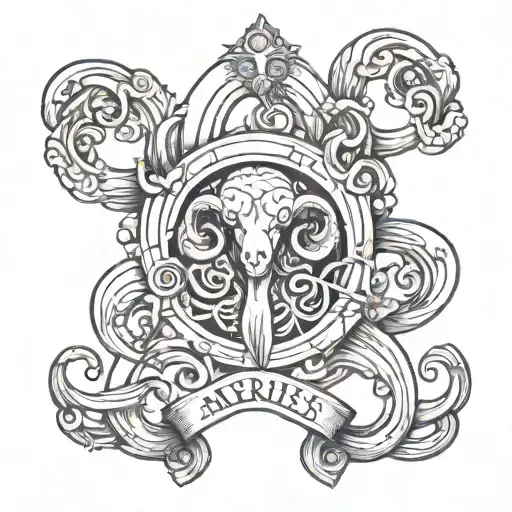 Meaningful Aries Bible Verse Intertwined