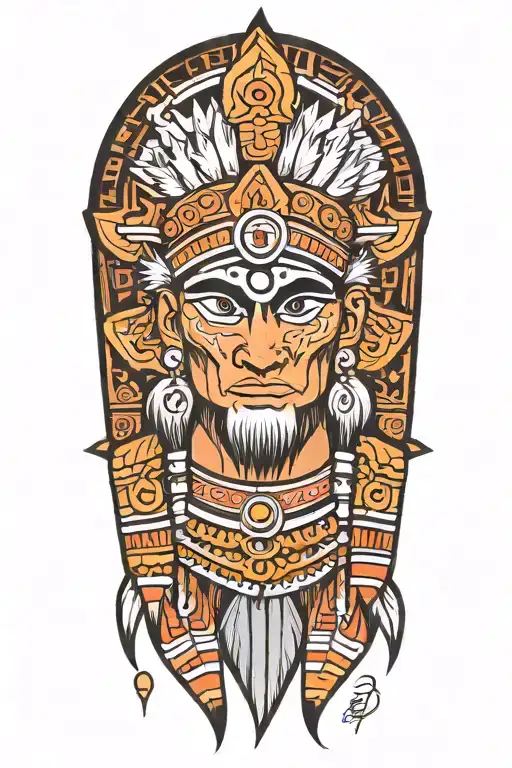 Native Indian Turning Super Saiyan