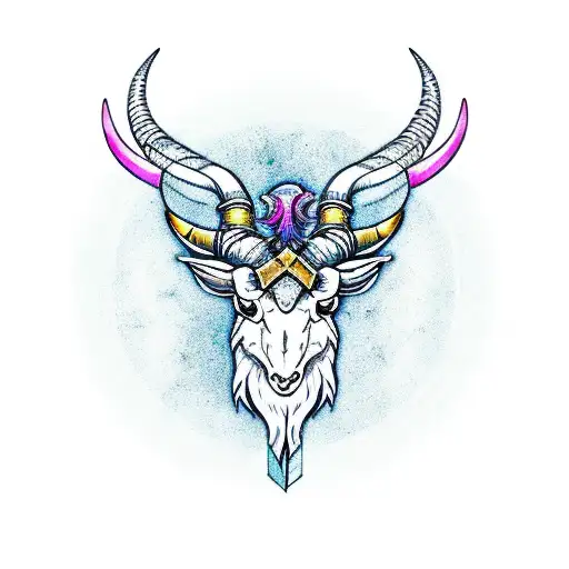 Swords And Horns Capricorn