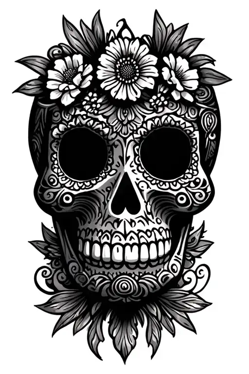 Sugar Skull Colombia And Uk Themes Including Cultural Symbols
