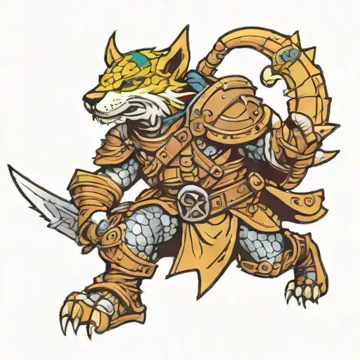 Dungeons And Dragons Leather Armoured Animal Rogue
