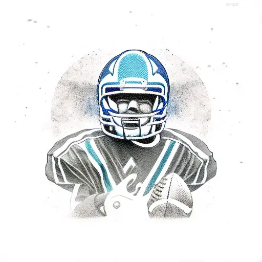 American Football And Motorcycles Love