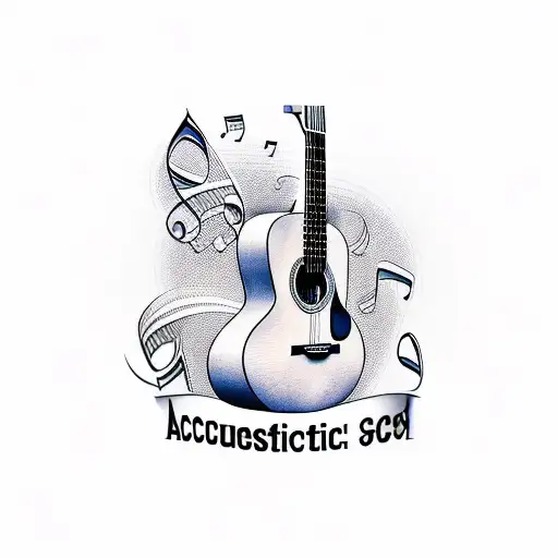 Acoustic Guitar And Music