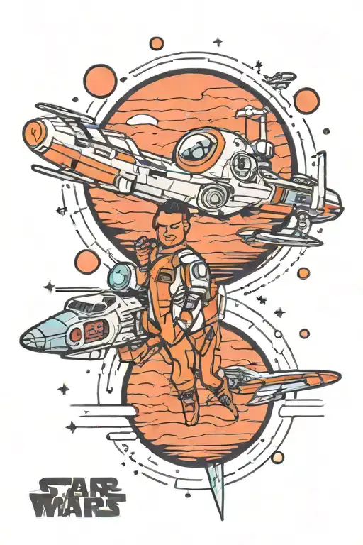 Space Planet Starwars Arm Sleev