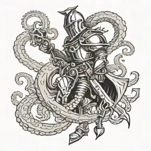 The Knight And The Octopus