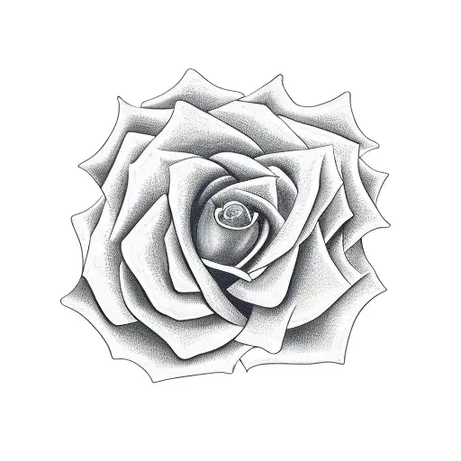 Cursive Writing Rose Roman Numerals