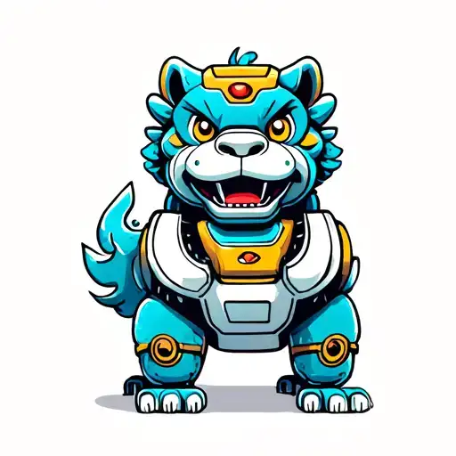 Robot Chinese Foo Dog