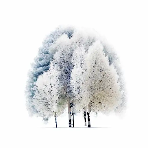 Man Sat Under Magnificent Aspen Tree