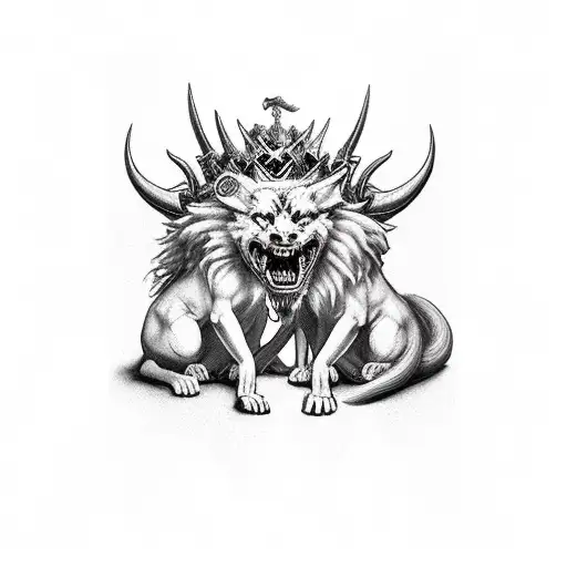 Demon King And Cerberus