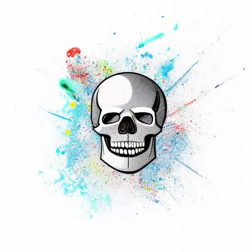Spray Can With Skull