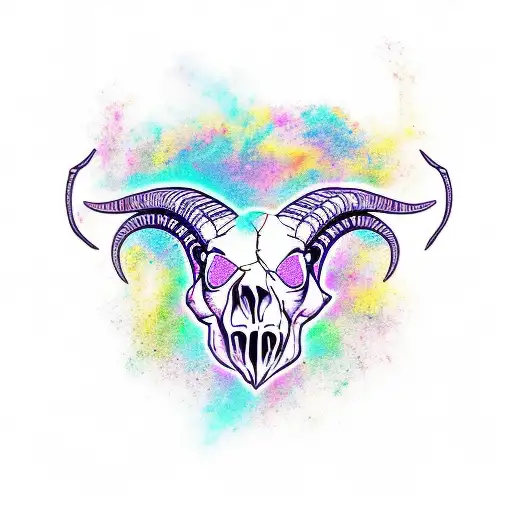 Ram Skull Dream Catcher