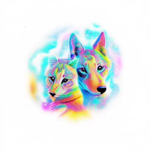 Mum And Daughter Cosmic