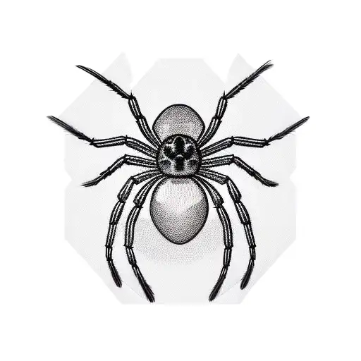 Spider With Number 4