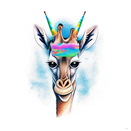 Girafe With Little Body