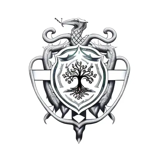 Tree Rod Of Asclepius Murphy Family Crest