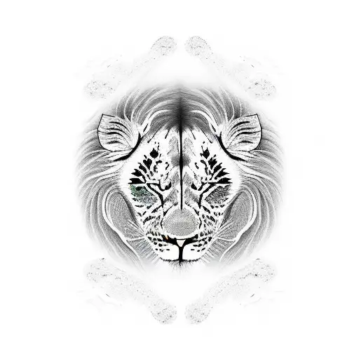 Lion And Tiger Like Yin And Yang