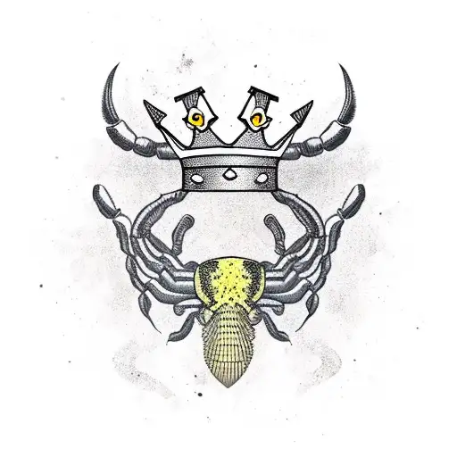 Scorpion Wearing A Crown Niesha