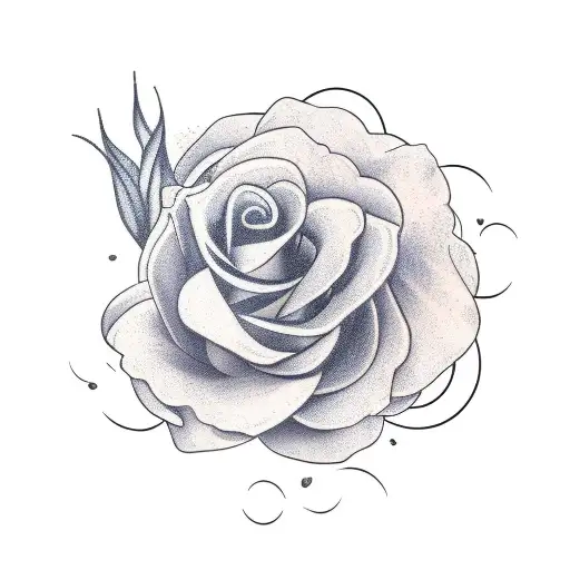 A Tattoo With Several Flowers With A Delicate And Fine Line