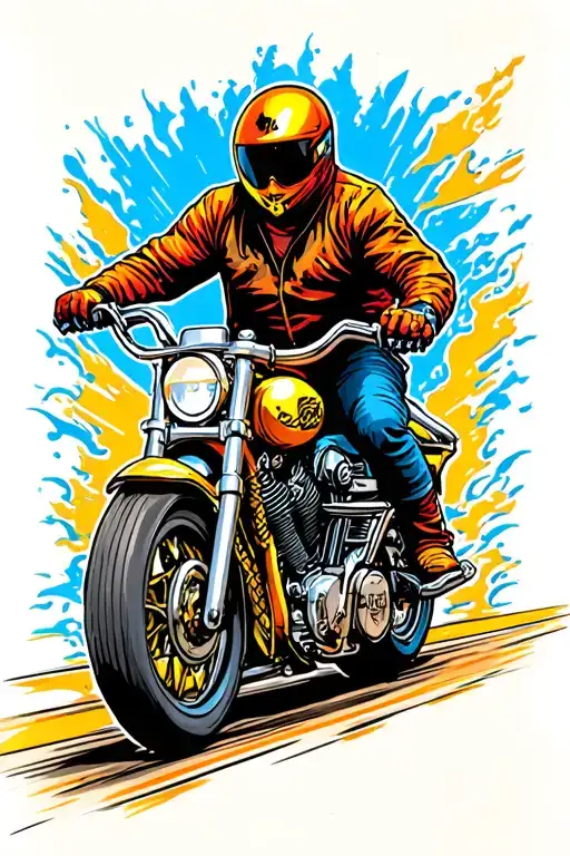 Power Plant Biker Riding