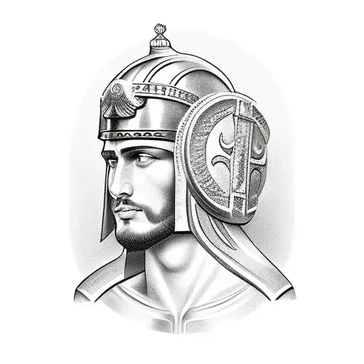 Roman Centurian With Biblical Themes