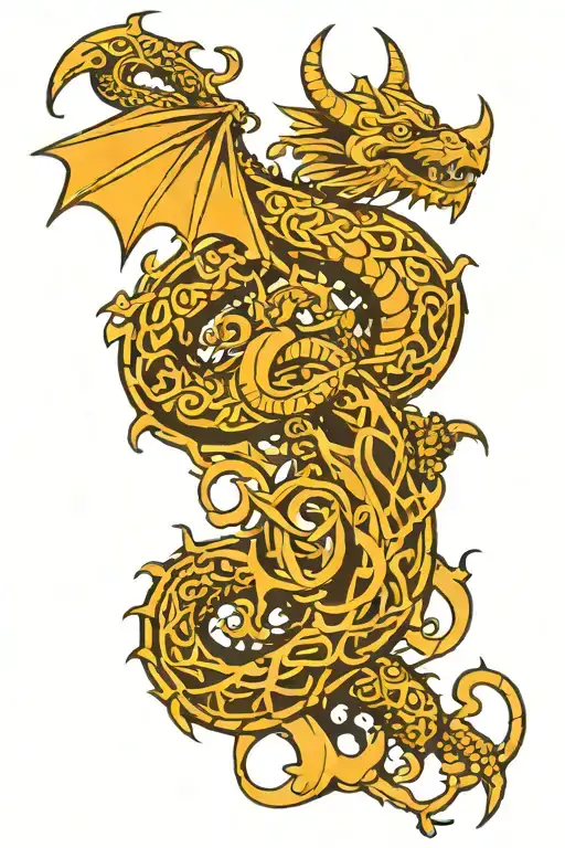 Dragon Viking Runes