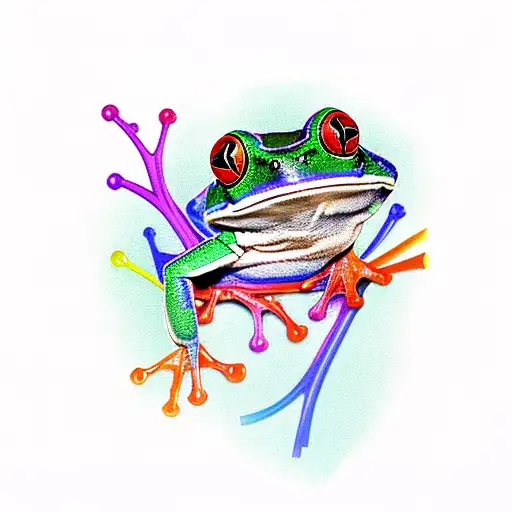Colorful Tree Frog