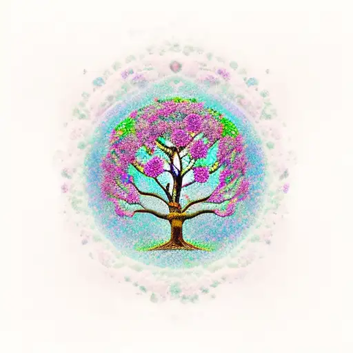 Tree Of Life With Rose