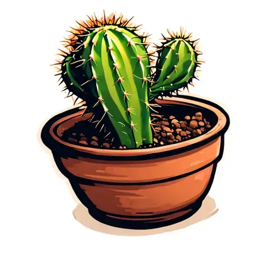Cactus In A Pot