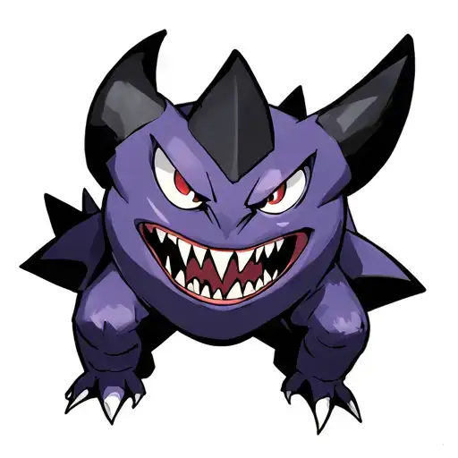 A Gengar Pokemon Very Scary