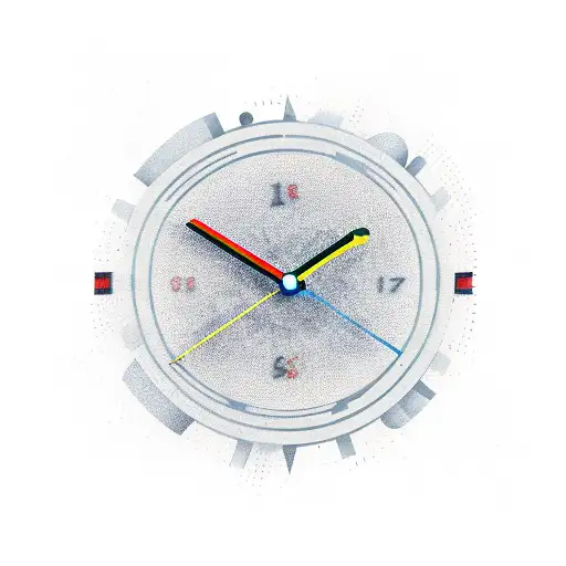 Motorsports-inspired Clock